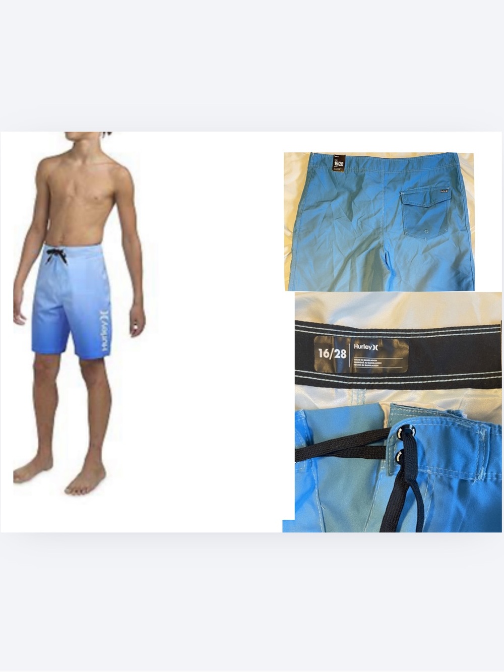 Hurley Dawn Swim Board shorts.